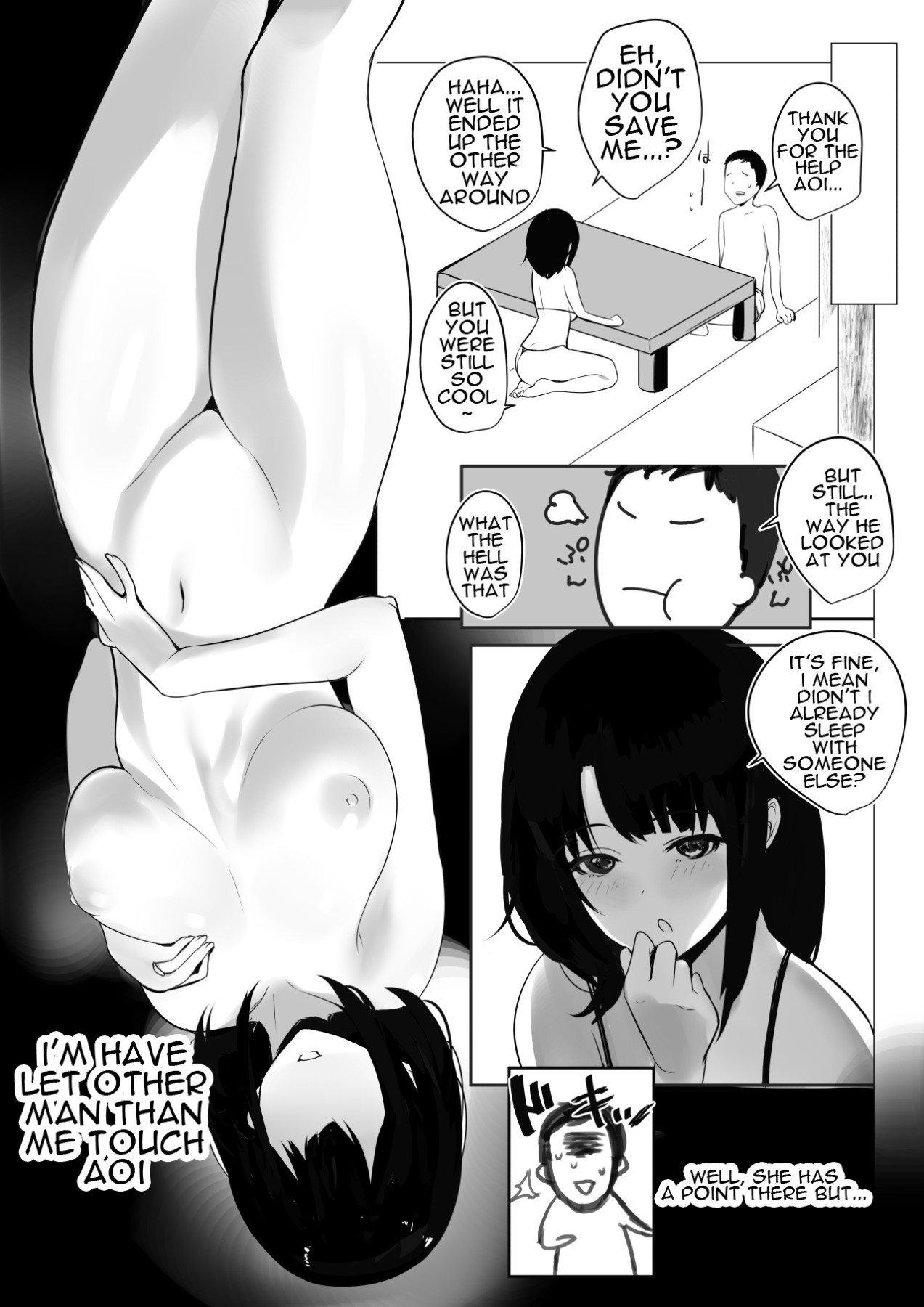 Hentai Manga Comic-I Witnessed The Big Breasted Schoolgirl Who Was Only Nice To Me having Sex With Another Man 2-Read-7